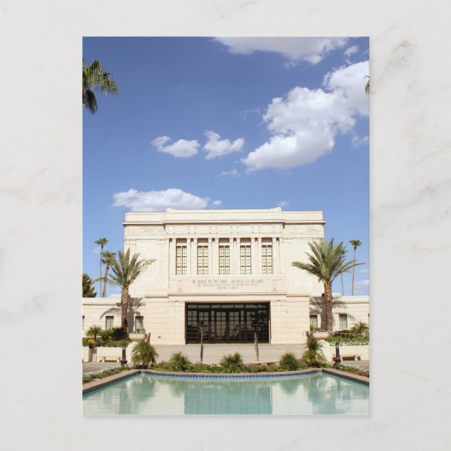 lds mesa arizona tempel mormon bild vykort (Framsida)