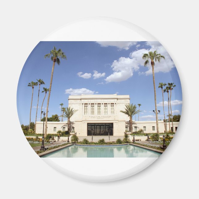 Lds mesa arizona temple mormon bild magnet (Framsidan)