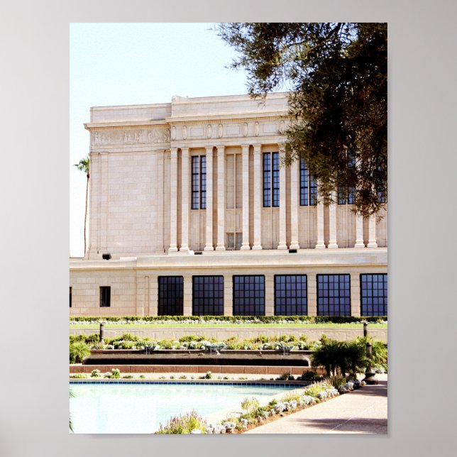 Lds mesa arizona temple mormon bild poster (Framsidan)