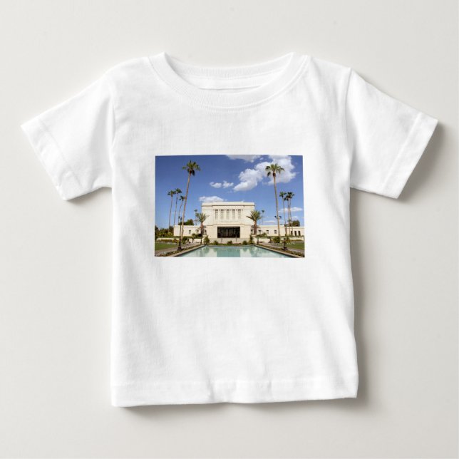 Lds mesa arizona temple mormon bild t-shirt (Framsida)