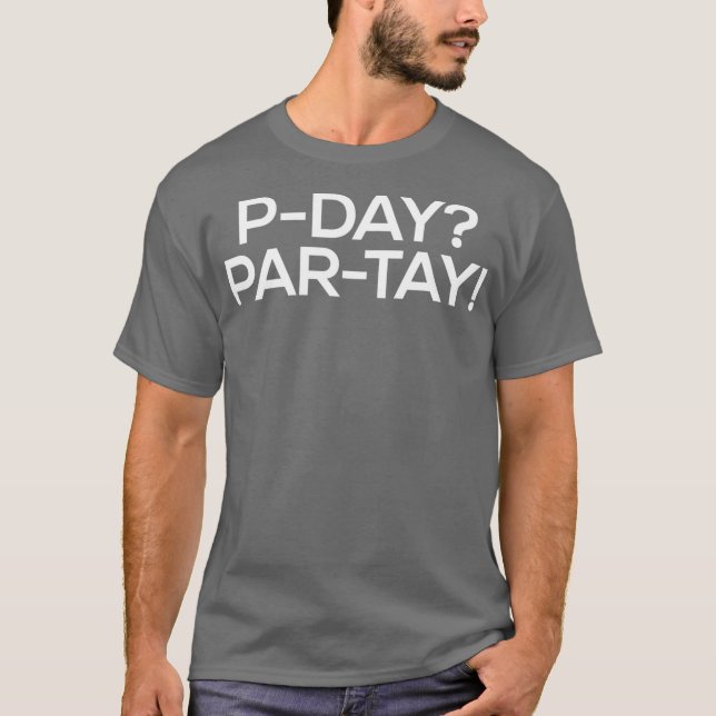 LDS Missionary ParTay Party Time Gift T Shirt (Framsida)