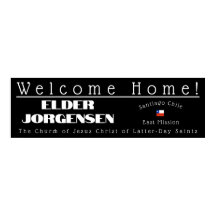 LDS Missionary Welcome Home Anpassningsbar Poster 