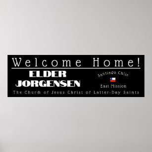 LDS Missionary Welcome Home Anpassningsbar Poster 