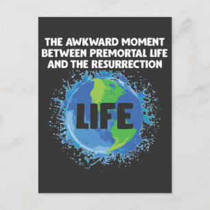 LDS Mormon Life Premortal Resurrection Missionary Vykort