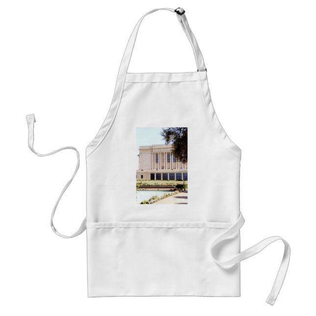 lds mormon mesa arizona tempel bild förkläde (Framsidan)