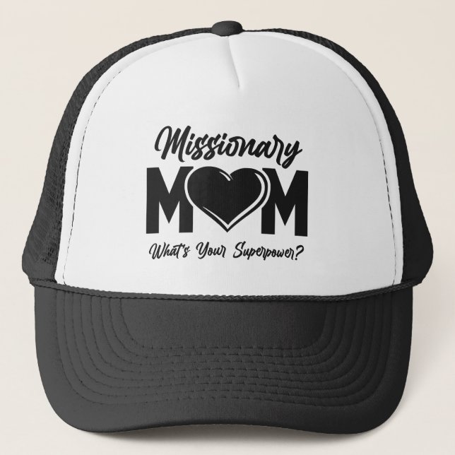 LDS Mormon Missionär Truckerkeps Baseball Cap Mamm (Framsida)