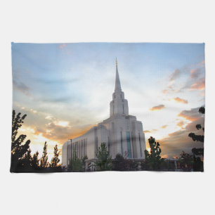 LDS mormon Oquirrh Mountain Utah tempel Kökshandduk