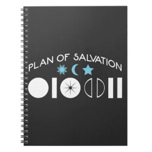 LDS Plan of Salvation Mormon Missionary Gift Anteckningsbok