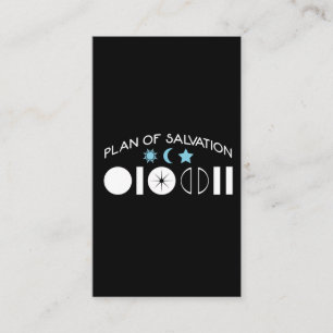 LDS Plan of Salvation Mormon Missionary Gift Visitkort