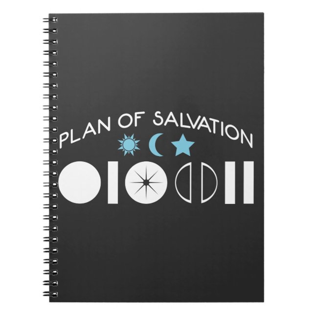 LDS-planen för räddningsplanka Missionär Gift Anteckningsbok (Framsidan)