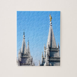 lds salt lake city tempel ängel moroni pussel