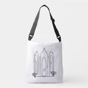 LDS Salt Lake City-templet modern mormon Axelväska