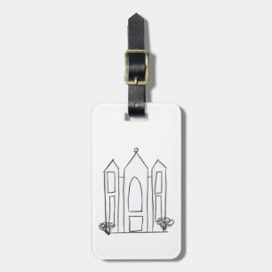 LDS Salt Lake City-templet modern mormon Bagagebricka