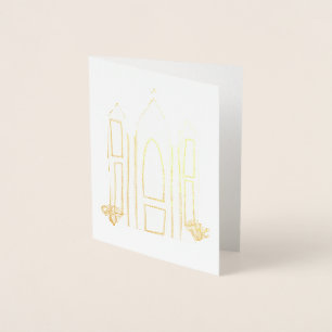 LDS Salt Lake City-templet modern mormon  Folierat Kort