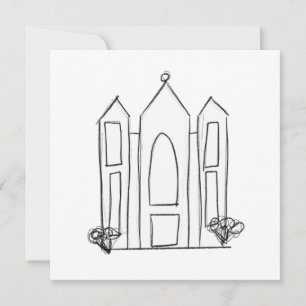 LDS Salt Lake City-templet modern mormon  Julkort