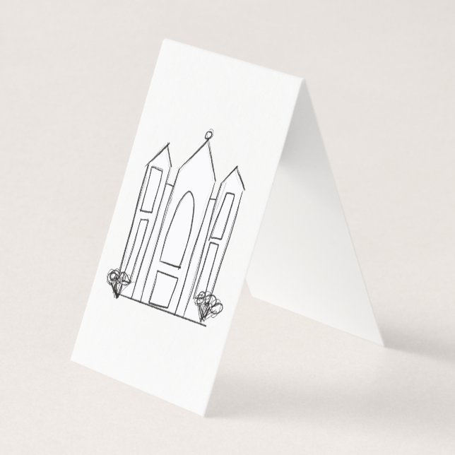 LDS Salt Lake City-templet modern mormon  Kort (Framsida)