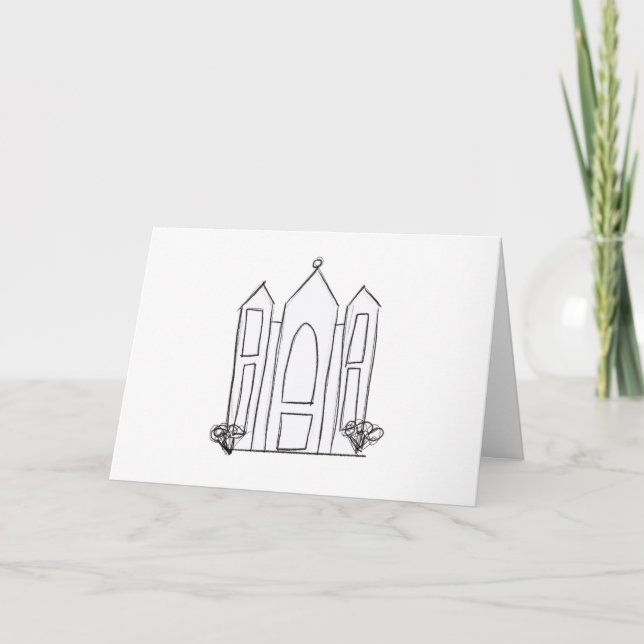 LDS Salt Lake City-templet modern mormon  Kort (Framsida)
