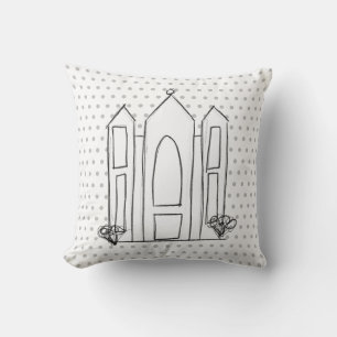 LDS Salt Lake City-templet modern mormon Kudde