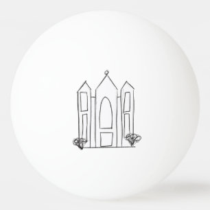 LDS Salt Lake City-templet modern mormon Pingisboll