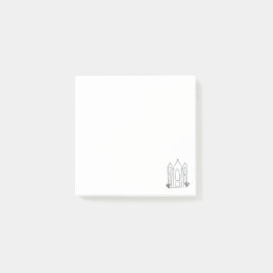 LDS Salt Lake City-templet modern mormon Post-it Block