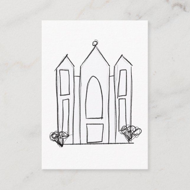 LDS Salt Lake City-templet modern mormon  Rådkort (Framsida)