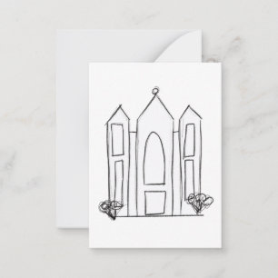 LDS Salt Lake City-templet modern mormon Rådkort