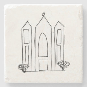 LDS Salt Lake City-templet modern mormon Stenunderlägg