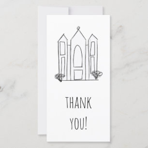LDS Salt Lake City-templet modern mormon Tack Kort