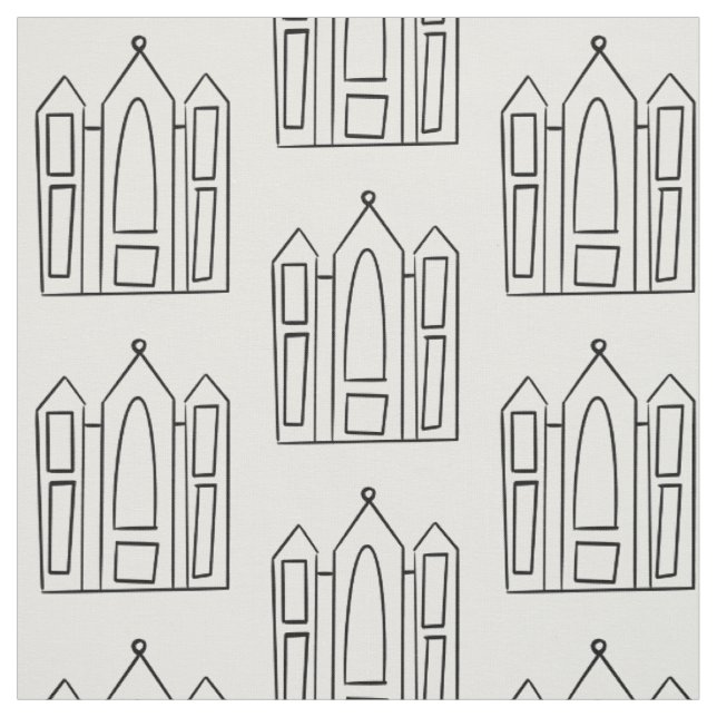 LDS Salt Lake City-templet modern mormon  Tyg (Provkarta)
