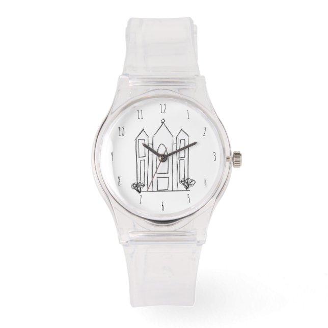 LDS Salt Lake City-templet modern mormonisk Wa Armbandsur (Framsida)