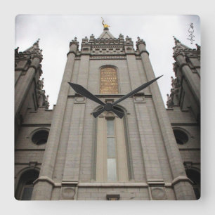 lds salt lake city ut tempelklocka fyrkantig klocka