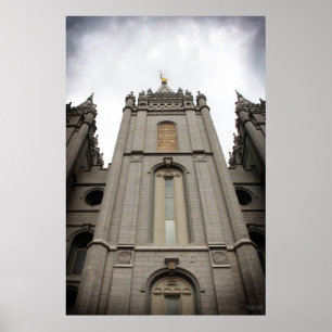 LDS Salt Lake City, UT-tempelplakat - stor Poster