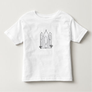 LDS Salt Sjö City Temple enkel modern mormon T Shirt