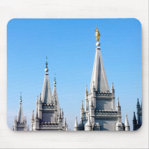 Lds salt sjö stad temple ängel moroni musmatta