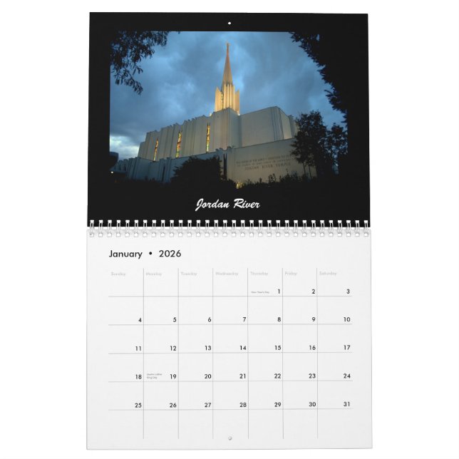 LDS-tempel 2017 Kalender (Jan 2026)