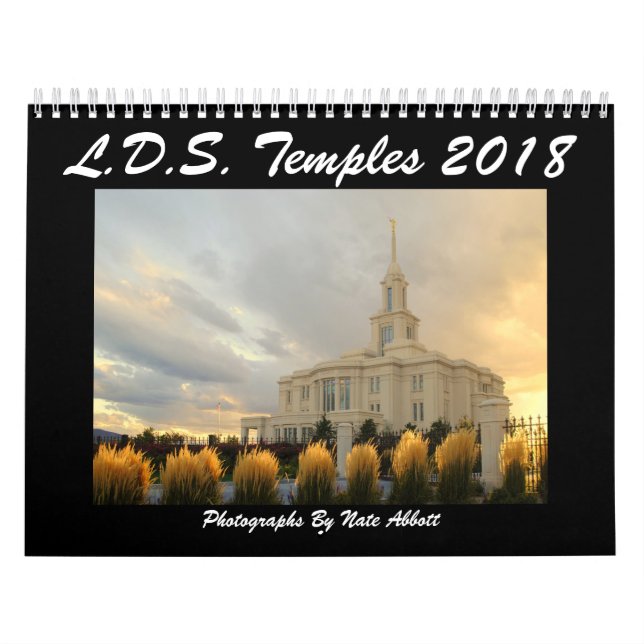 LDS-tempel 2018 Kalender (Omslag)