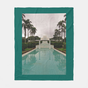 LDS-tempel, Laie, Hawai'i. Fleecefilt