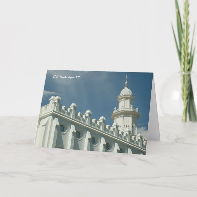 LDS-tempel, St George Utah Kort (Framsida)