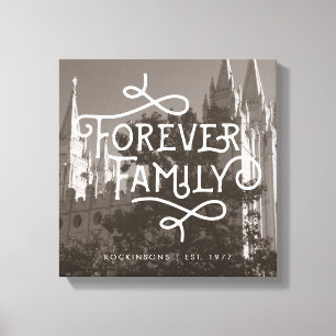 LDS Temple Anpassningsbar Wall Art för LDS-modelle Canvastryck
