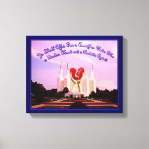LDS Washington, D.C. Temple Canvastryck
