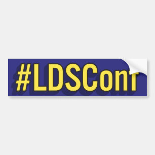#LDSConf hashtagen för LDS-Conference. Bildekal