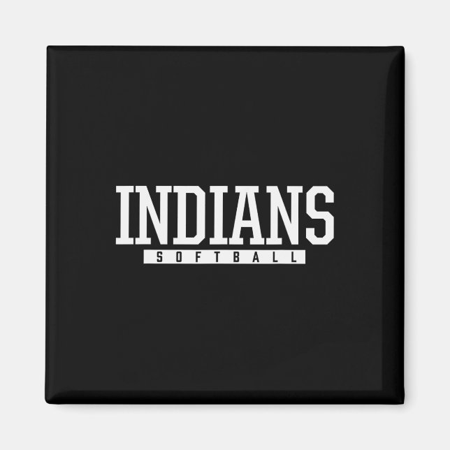 Ldwin indianer Softll Hs  Magnet (Framsidan)