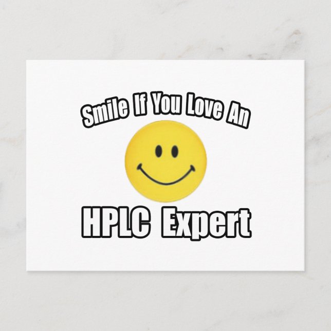 Le - Älskar en HPLC-expert Vykort (Framsida)
