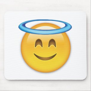 Le ansikte med glorian Emoji Musmatta