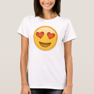 Le ansikte med hjärtformade ögaemoji tröja