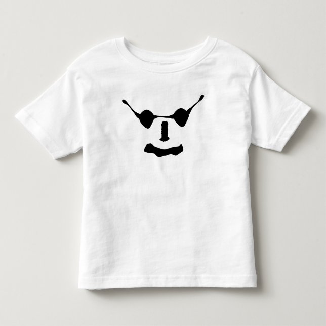 le ansikte med sol glasögon t-shirt (Framsida)
