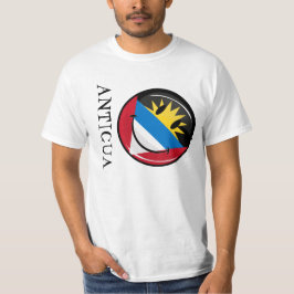 Le Antigua och Barbudaflagga Tee Shirt