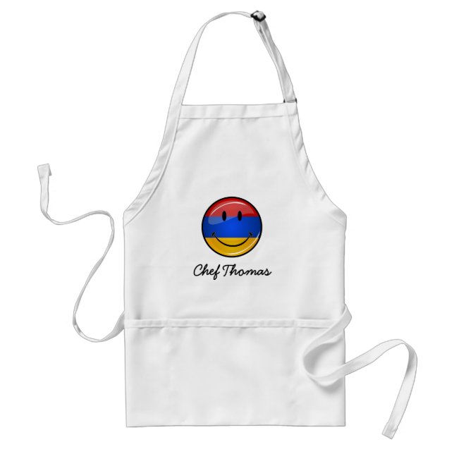 Le armenisk flagga förkläde (Framsidan)
