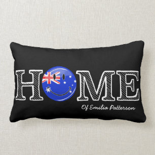Le australiensisk flaggainflyttningsfest lumbarkudde