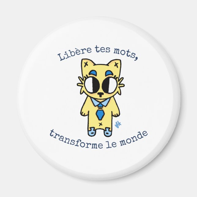 Le Badge de l'Expression Libérée Magnet (Framsidan)
